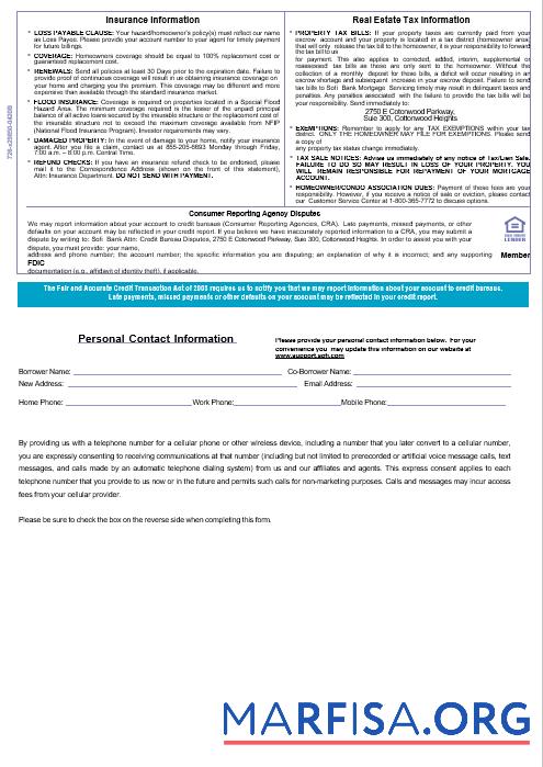 Downloadable USA Sofi bank mortgage statement in Word and PDF formats, 3 pages (2) template